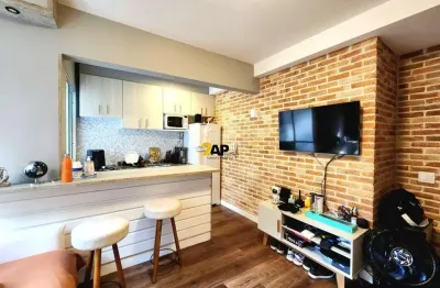 Apartamento à venda em vila olímpia, são paulo-sp: 1 quarto, 1 sala, 1 banheiro, 1 vaga de garagem, 62m².