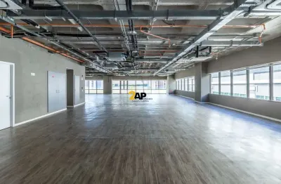 Conjunto comercial para aluguel na vila olímpia: 377m², 2 banheiros e 12 vagas de garagem em condomínio de excelência em sp