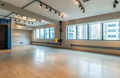 Sala comercial para locação em moema, são paulo-sp, com 2 banheiros, 3 vagas de garagem e 90m² de área.