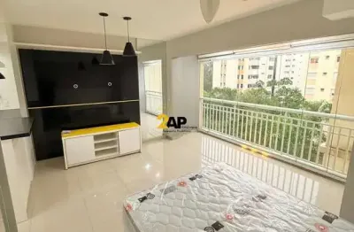 Studio de luxo no condomínio jardim ampliação: 1 quarto, 1 sala, 1 banheiro, 1 vaga - são paulo-sp - 38m²