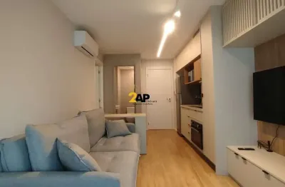 Apartamento de alto padrão para locação em perdizes, são paulo - 1 quarto, 1 suíte, 2 banheiros, 42m² de área.