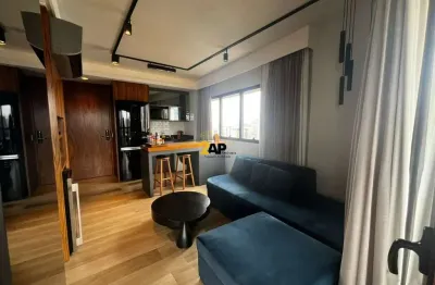 Studio mobiliado á venda com 49m², 1 quarto e 2 vagas - vila olímpia.