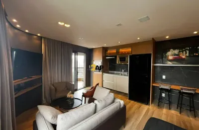 Studio mobiliado á venda com 49m², 1 quarto e 2 vagas - vila olímpia.