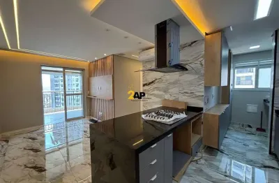 Apartamento para locação na vila andrade, são paulo-sp: 2 quartos, 2 suítes, 2 salas, 2 banheiros, 2 vagas de garagem - 74m²!