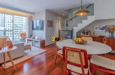 Cobertura à venda na vila olímpia, com 3 quartos, 1 suíte, 2 salas, 3 banheiros, 1 vaga de garagem , 135m² de área privativa.