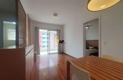 Apartamento para locação na Cidade Monções, São Paulo-SP: 1 quarto, 1 suíte, 1 banheiro, vaga de garagem, 47m². Venha conferir!