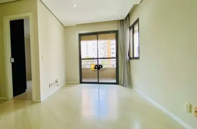 Apartamento para venda e locação no Brooklin, 1 dormitório, 1 vaga de garagem, com 40m² .