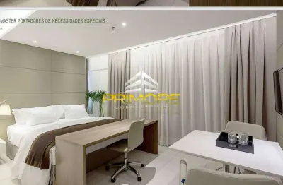 Flat com 1 quarto à venda na Avenida Prudente de Morais, Cidade Jardim, Belo Horizonte