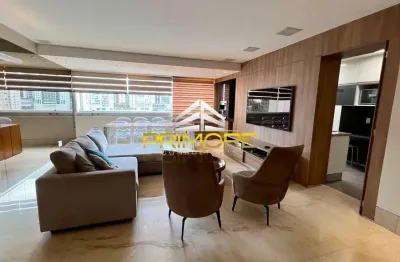Aluguel de apartamento mobiliado vila da serra com 103m² e lazer completo