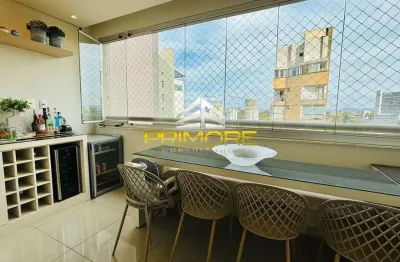 Apartamento de 3 quartos no vila da serra com varanda gourmet