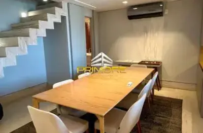 Cobertura duplex no vila da serra mobiliada e com linda vista.