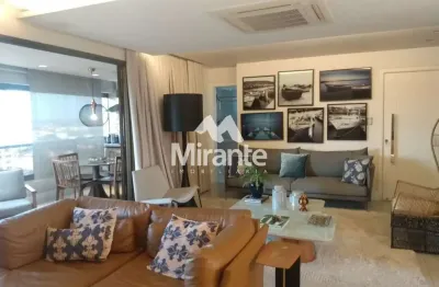 Apartamento mobiliado para vender com 4 quartos sendo 3 suítes no bairro santa mônica em feira de santana
