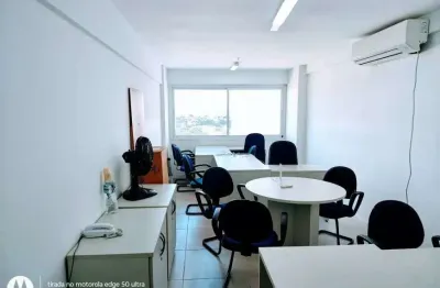 Vendo ótima sala comercial toda mobiliada, com vaga de garagem, em centro - itaboraí - rj