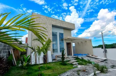 Vendo casa linear, excelente oportunidade em condomínio fechado - conforto, segurança e localização privilegiada em Manilha!
