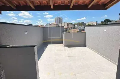 Cobertura a venda vila helena, com 110m², 2 dormitórios e 1vaga - santo andré