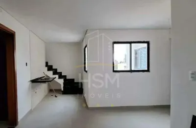 Cobertura para aluguel, 2 quartos, 1 vaga, vila scarpelli - santo andré/sp