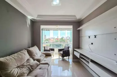 Apartamento mobiliado para alugar - centro/ sbcampo 70m² 2 dormitórios e 2 suítes