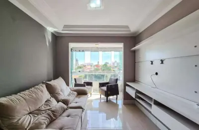 Apartamento mobiliado para alugar - centro/ sbcampo 70m² 2 dormitórios e 2 suítes