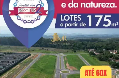 Terreno à venda na portal dos pássaros, 11, parque das rodovias, lorena por r$ 110.000
