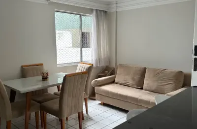 Apartamento na torre 2 quartos sendo 1 suite, mobiliado, nascente