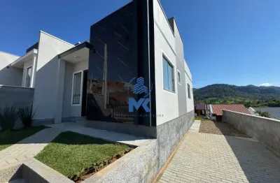 Oportunidade imperdível em indaial! casa com suíte + passagem lateral