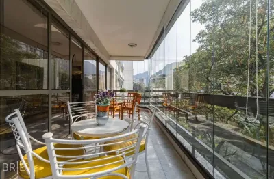 Apartamento 4 quartos, 2 suítes, varanda fechada na lagoa - 228m² - r$ 15.789/m²