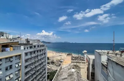 Triplex com cobertura, em copacabana, com varanda, vista para o mar, 360m²