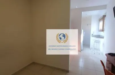 Kitnet com 1 dormitório para alugar, 25 m² por r$ 2.400,00/mês - jardim santa genebra ii (barão geraldo) - campinas/sp