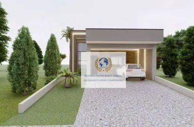 Casa com 3 dormitórios à venda, 131 m² por r$ 860.000,00 - vila monte alegre - paulínia/sp