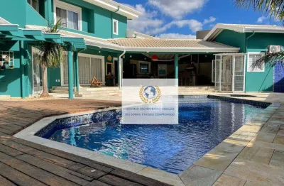 Casa com 4 dormitórios à venda, 413 m² por r$ 3.500.000,00 - residencial estância eudóxia - campinas/sp