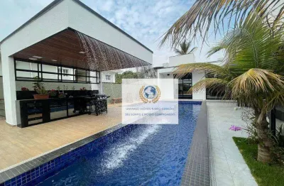 Casa com 4 dormitórios à venda, 520 m² por r$ 5.600.000,00 - loteamento alphaville campinas - campinas/sp