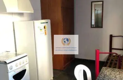 Kitnet com 1 dormitório para alugar, 25 m² por r$ 1.600,00/mês - cidade universitária - campinas/sp