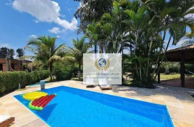 Chácara com 3 dormitórios à venda, 1850 m² por r$ 1.450.000,00 - loteamento chácaras vale das garças - campinas/sp