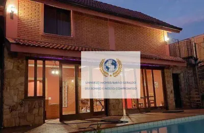 Casa com 8 dormitórios à venda, 700 m² por r$ 2.100.000,00 - cidade universitária - campinas/sp