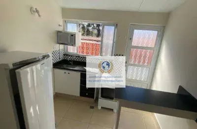 Kitnet com 1 dormitório para alugar, 26 m² por r$ 2.300,00/mês - cidade universitária - campinas/sp