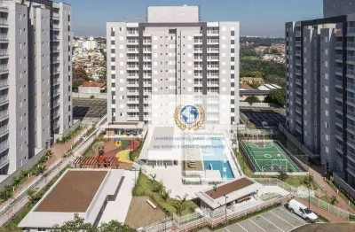 Apartamento com 2 dormitórios à venda, 57 m² por r$ 669.000,00 - parque rural fazenda santa cândida - campinas/sp