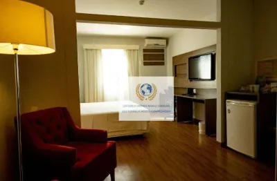 Flat com 1 dormitório à venda, 32 m² por r$ 300.000,00 - alphaville - campinas/sp