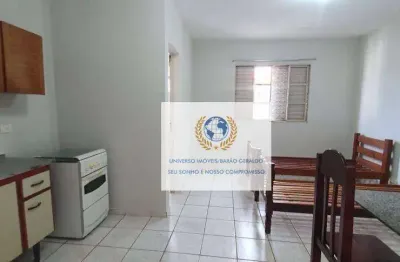 Kitnet com 1 dormitório para alugar, 25 m² por r$ 1.700,00/mês - jardim santa genebra ii (barão geraldo) - campinas/sp