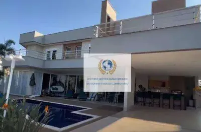 Casa com 3 dormitórios à venda, 274 m² por r$ 2.300.000,00 - parque brasil 500 - paulínia/sp