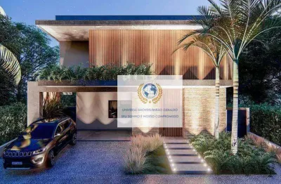 Casa com 4 dormitórios à venda, 376 m² por r$ 3.800.000,00 - parque brasil 500 - paulínia/sp