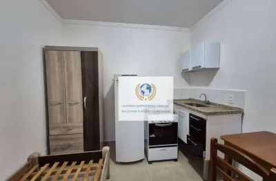 Kitnet com 1 dormitório para alugar, 20 m² por r$ 1.580,00/mês - cidade universitária - campinas/sp