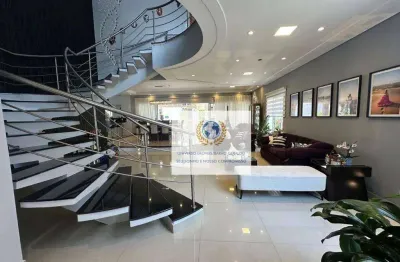 Casa com 4 dormitórios à venda, 580 m² por r$ 7.500.000,00 - loteamento mont blanc residence - campinas/sp