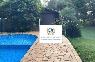 Chácara com 1 dormitório à venda, 1250 m² por r$ 640.000,00 - village campinas - campinas/sp