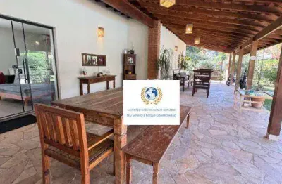 Chácara com 4 dormitórios à venda, 1922 m² por r$ 1.600.000,00 - loteamento chácaras vale das garças - campinas/sp