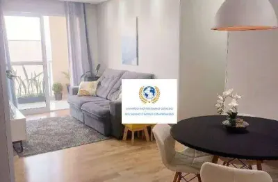 Apartamento com 3 dormitórios à venda, 80 m² por r$ 610.000,00 - balneario tropical - paulínia/sp
