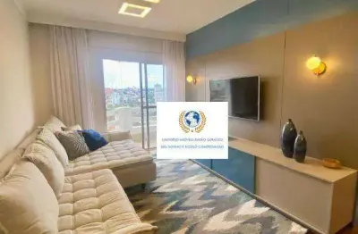 Apartamento com 2 dormitórios à venda, 68 m² por r$ 890.000,00 - taquaral - campinas/sp