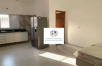 Kitnet com 1 dormitório para alugar, 23 m² por r$ 2.950,00/mês - cidade universitária - campinas/sp