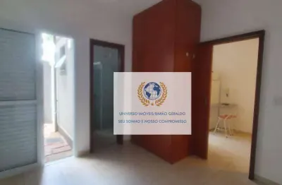 Kitnet com 1 dormitório para alugar, 30 m² por r$ 2.400,00/mês - jardim santa genebra ii (barão geraldo) - campinas/sp