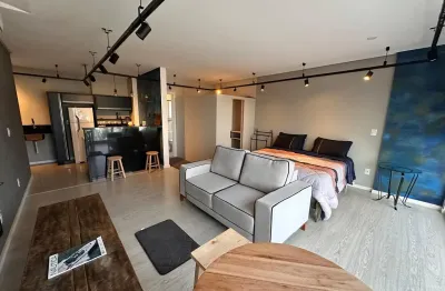 Loft totalmente mobiliado no bairro fazenda, com ótima localização