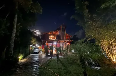 Casa para venda em imbituba, barra de ibiraquera, 3 dormitórios, 3 suítes, 5 banheiros, 3 vagas